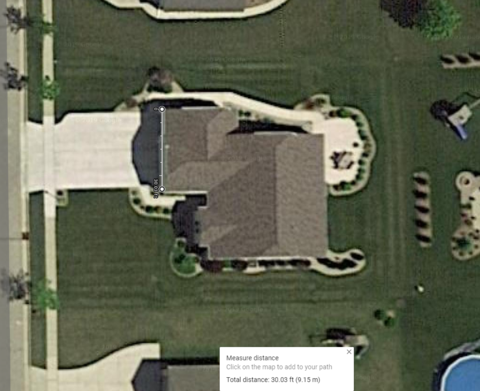 Google Maps for Measuring Gutters