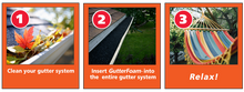 Load image into Gallery viewer, GutterFoam EZ Half Round - 10pc box