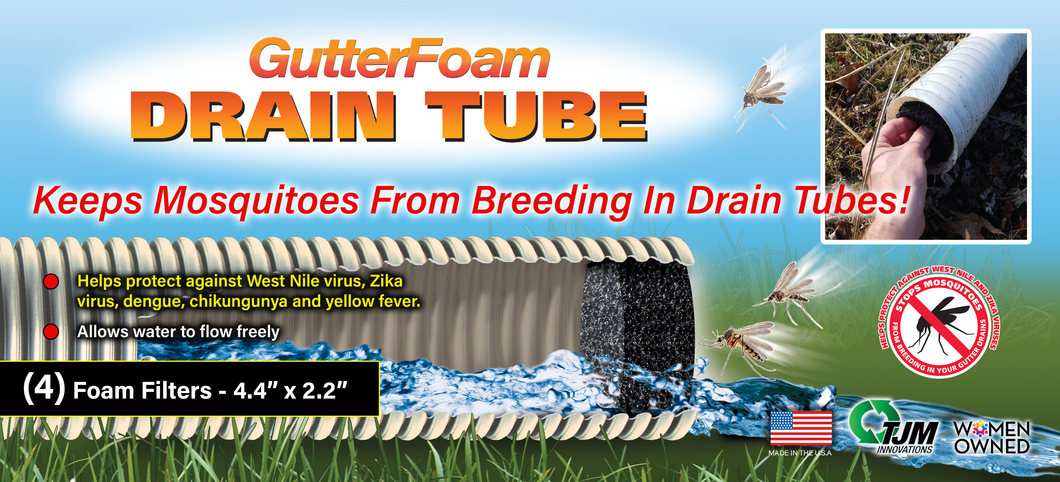 GutterFoam - Drain Tube - 4 pack