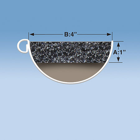 GutterFoam FR Half Round - 10pc box